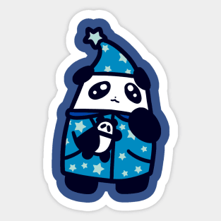 Bedtime Pajamas Panda Sticker
